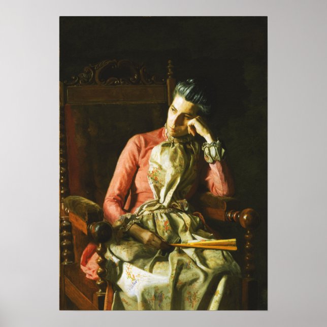 Eakins - Fröken Amelia Van Buren Poster (Framsidan)