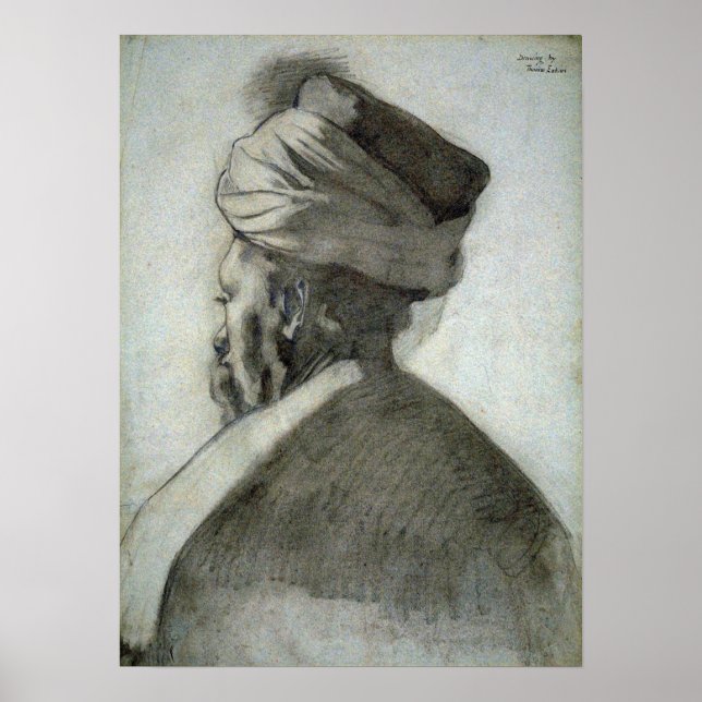 Eakins - Man med turban Poster (Framsidan)