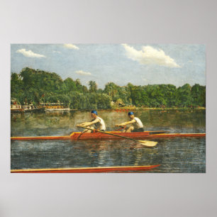Eakins - Tävlan Biglin Brothers Poster