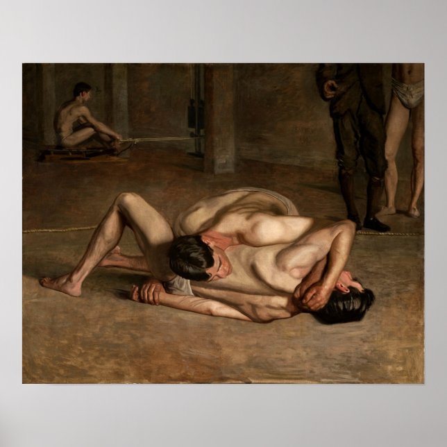 Eakins - Wrestlers Poster (Framsidan)
