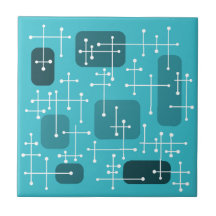 Eames Era Art Crosshairs Turcos 1950-talet