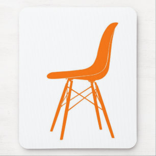 Eames göt den plast- sidostolen musmatta