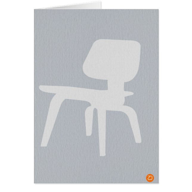 Eames kryssfanerstol hälsningskort (Framsidan)