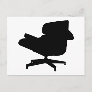 Eames Lounge Ordförande vykort