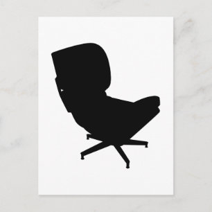 Eames Lounge Ordförande vykort