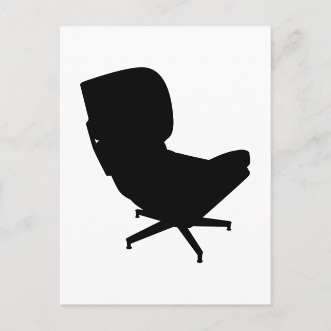 Eames Lounge Ordförande vykort (Framsida)