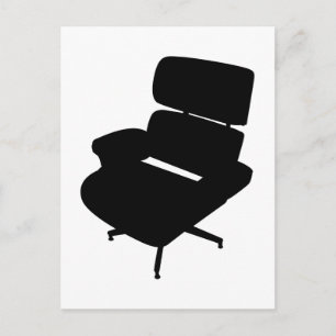 Eames Lounge Ordförande vykort