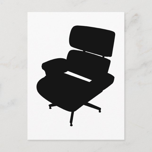 Eames Lounge Ordförande vykort (Framsida)