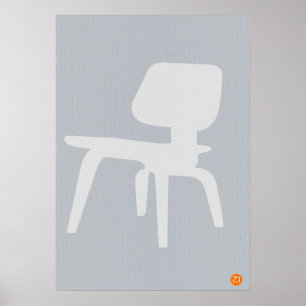 Eames stol poster