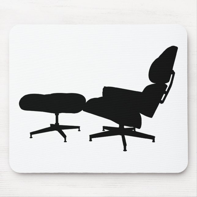 Eames vardagsrumstol & Ottoman Musmatta (Framsidan)