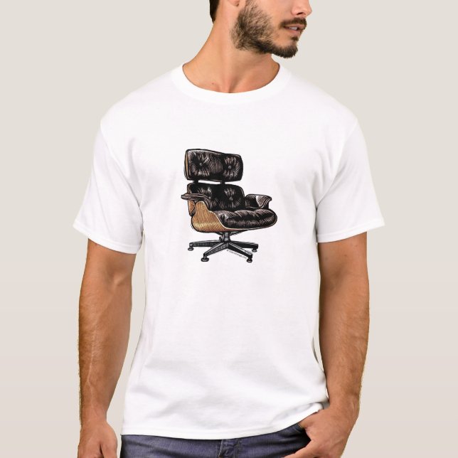Eames vardagsrumstol t-shirt (Framsida)