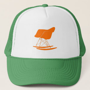 Eames vippastol i orange keps