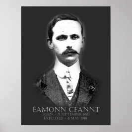 Éamonn Ceannt Påsk 1916 Irish Republican Poster