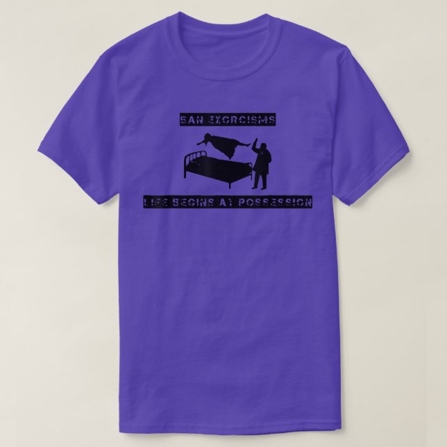Ean Eorcisms Life börjar vid positionen T Shirt (Design framsida)