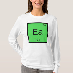 Ean Namn kemi Inslag Periodiska Bord T Shirt