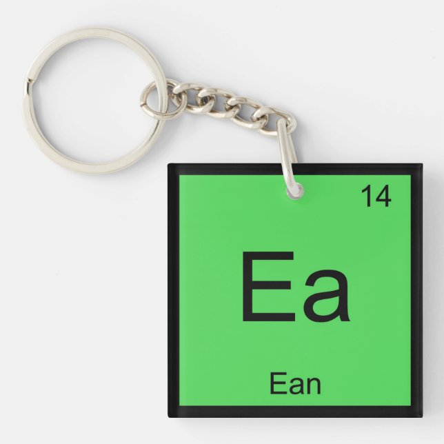 Ean Namn Kemiskt Element Periodiska Systemet (Framsidan)