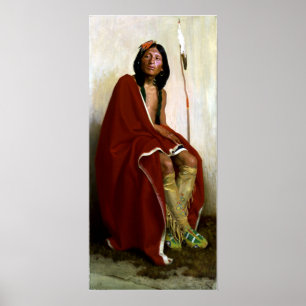 Eanger Irving Couse Elk-Foot of the Taos Tribe Poster