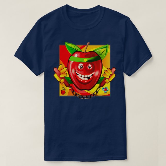 Eapple Funny Gift 4 T Shirt (Design framsida)