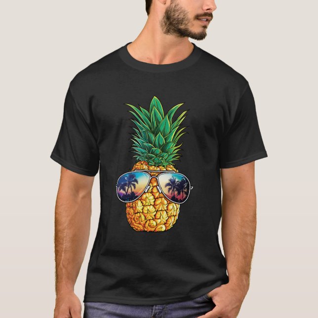 Eapple Sunglasses Aloha Beacher Hawaii Hawaii T Shirt (Framsida)