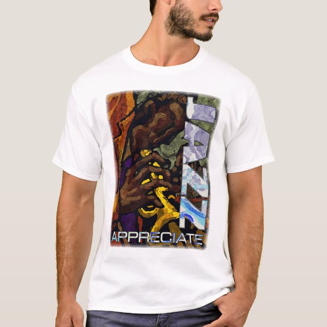 EAR2002D-JazzT-tröja T-shirt (Framsida)