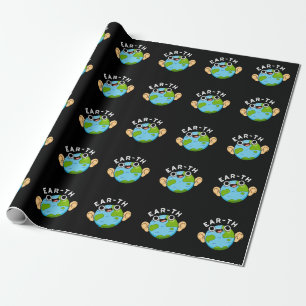 Ear-th Funny Earth Pun Mörk BG Presentpapper