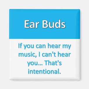 Earbuds magnet
