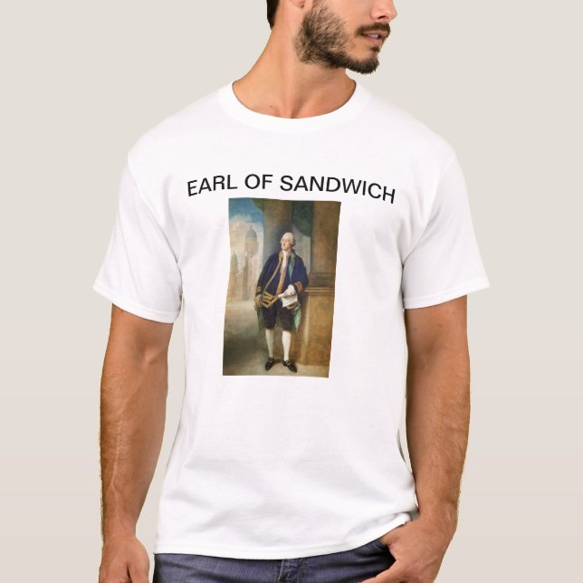 Earl av smörgåsen tee shirt (Framsida)
