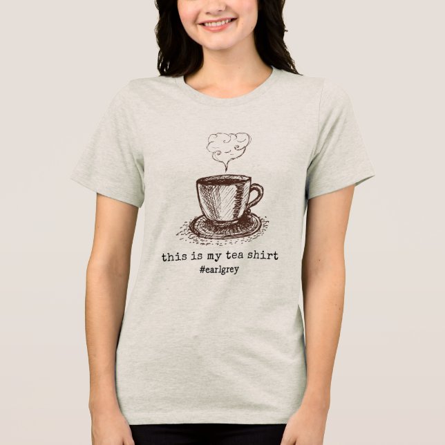 Earl Grått Hett Tea Älskare Cute Gift T Shirt (Framsida)