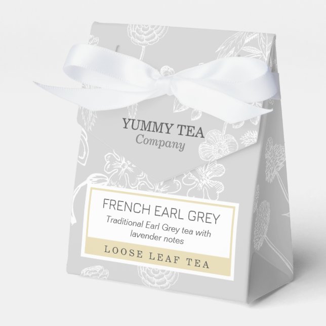 Earl Grått - Loose Löv Tea Packaging Small Box Presentaskar (Framsidan Sidan)