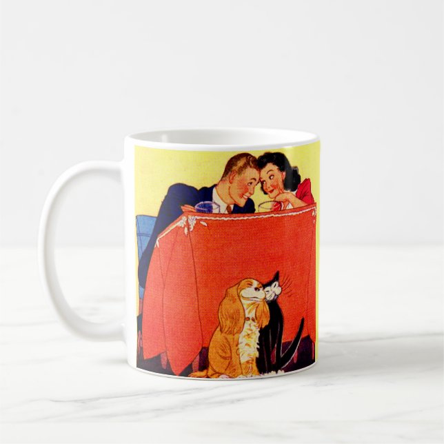 Earl och Dorothy samt hund och katten Kaffemugg (Vänster)