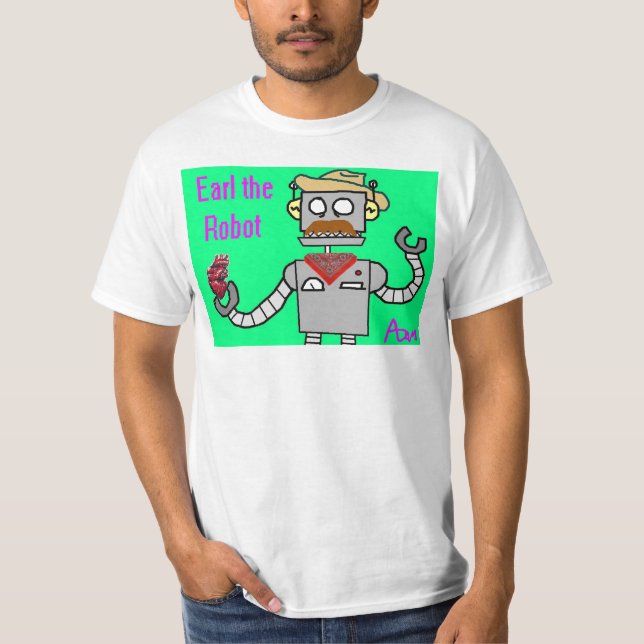 Earl roboten t shirt (Framsida)