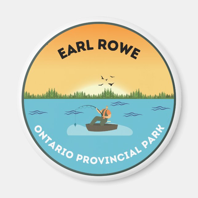 Earl Rowe Ontario Provincial Park Magnet (Framsidan)
