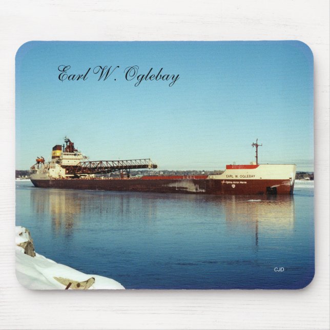 Earl W. Oglebay mousepad Musmatta (Framsidan)