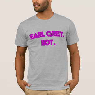 Earlgrå färg. Varmt. Skjorta T-shirt