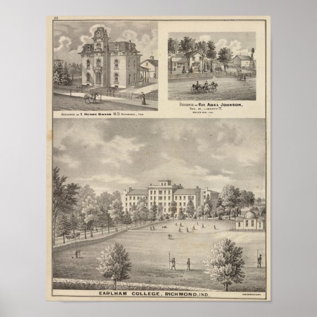 Earlham College, Richmond Poster (Framsidan)