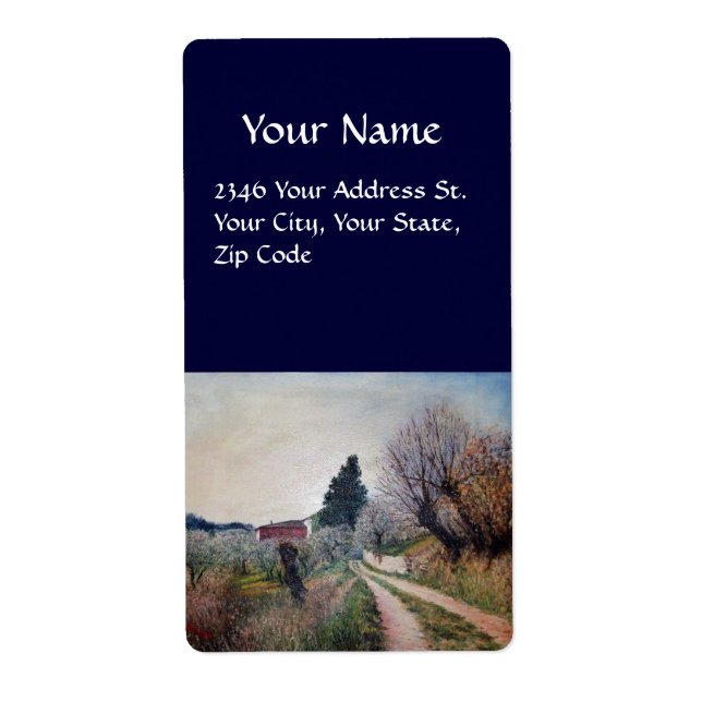 EARLIEST VÅR I VERNALESE / Toscana Ligcape Fraktsedel (Framsidan)