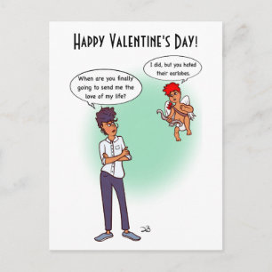 Earlobes Valentines Helgdag Card Helg Vykort