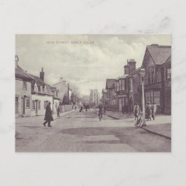 Earls Colne High Street Postcard Vintage Stil Vykort