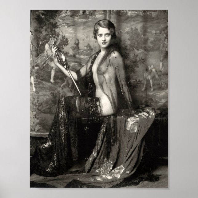 Early 1900s French Postcard Poster (Framsidan)