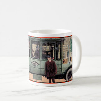 EARLY 20TH CENTURY IMAGE W/STAMP COLLAGE KAFFEMUGG