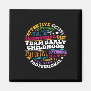 Early Childhood Team Ece Lärare Tillbaka Till Skol Magnet