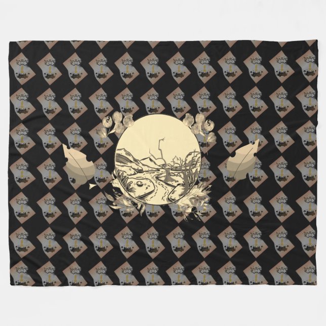 Early Historical Education Fleece Blanket (Framsidan (Horisontell))