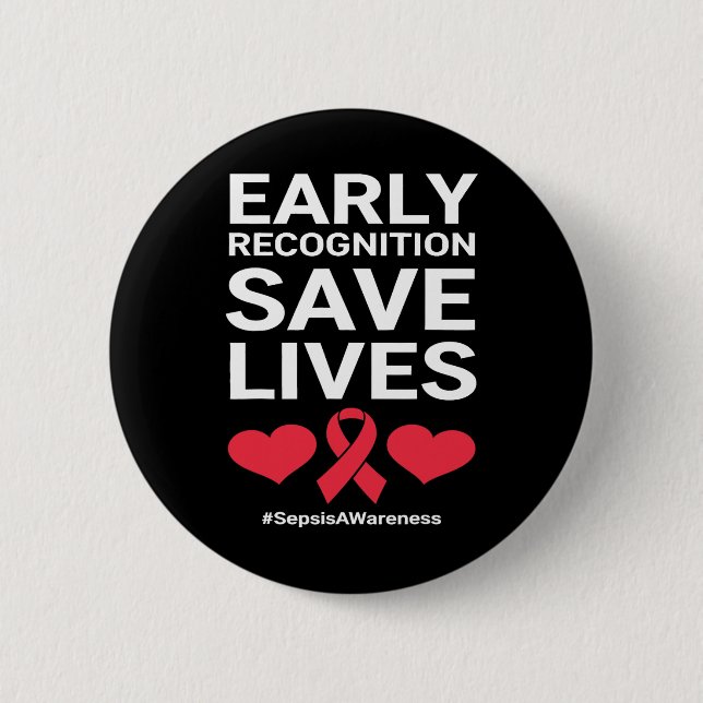 Early Recognition Save Lives Sepsis And Blood Canc Knapp (Framsida)