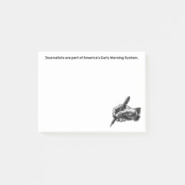 Early Warning System Journalist Post-it®-lappar Post-it Block