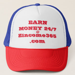 EARN PENGAR 24/7 @ Zincome365.com Cap Keps