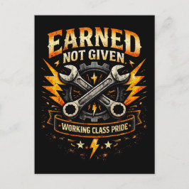 Earned Not Given Vykort