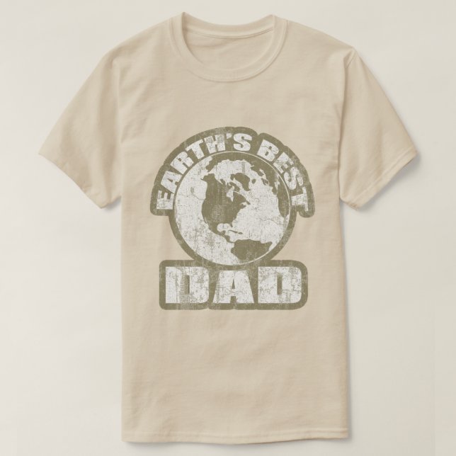 Earnings Best Pappa Brown T-shirt (Design framsida)