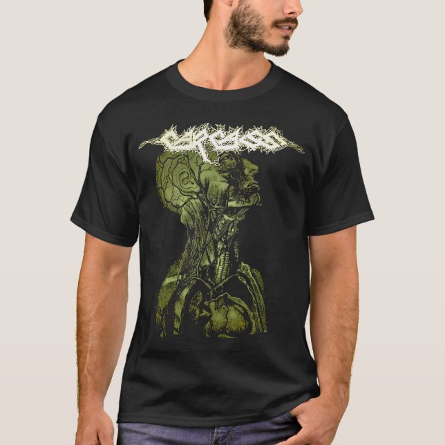 EARpluged  CARCASS  Trendande Carcass band T Shirt (Framsida)