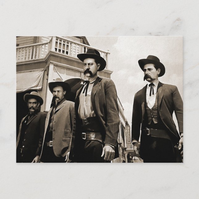 Earps och Doc Holliday Gravsten Vykort (Framsida)