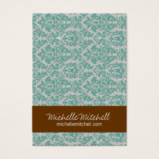 Earring Holder | AFFÄRSKORT | Duo Blue Brown Visitkort